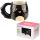 Feline Fine Svart Katt Formad Mugg