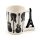 Headstock Guitar Gitarr Rock Keramikmugg med Format Handtag