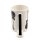 Headstock Guitar Gitarr Rock Keramikmugg med Format Handtag