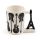Headstock Guitar Gitarr Rock Keramikmugg med Format Handtag