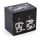 Headstock Guitar Gitarr Rock Keramikmugg med Format Handtag