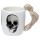 Keramik Mugg med Skelett Format Handtag