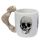 Keramik Mugg med Skelett Format Handtag