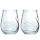 Skeletthand 2-Pack Tumblers i Glas