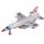 Die cast Speed Thunder Pull Back Stridsflygplan Leksak
