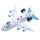 Friction Flygplan Ljus & Ljud Leksak