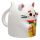 Maneki Neko Lyckokatt Upp-Och-Nervänd Keramikmugg