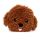 Cavapoo Fluffig Hund Huvud Plysch Lavendel Värmepåse