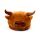 Highland Coo Stor Toffla Fotvärmare