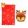 Blankeazzz Jul Festive Friends Rudolph 2-i-1 Plyschleksak & Resefilt
