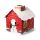 Jul Santa's Grotto Lekhus för Katter i 100% Kartong