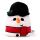 Squidglys Jul Festive Friends Cole the Snowman Snögubbe Plysch Leksak