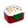 Jul Baker Street Pepparkaka Clip Lock Stalad Bento Lunchlåda med Bestick
